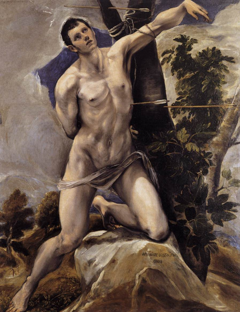 Domenico Theotokopoulos (El Greco). The Martyrdom of Saint Sebastian