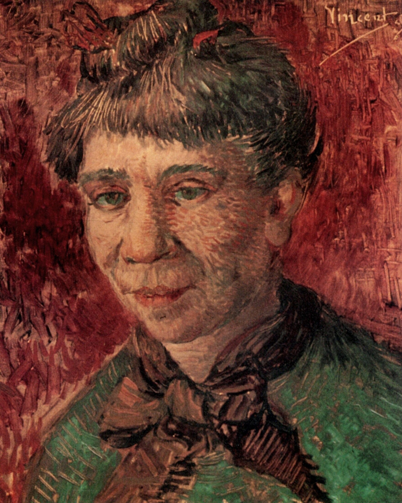 Вінсент Ван Гог. Портрет женщины (Мадам Танги)