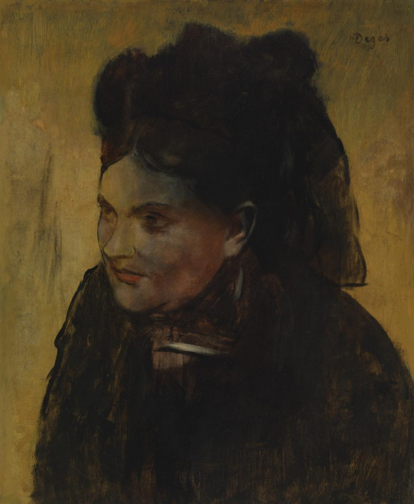 Edgar Degas. Portrait of a woman