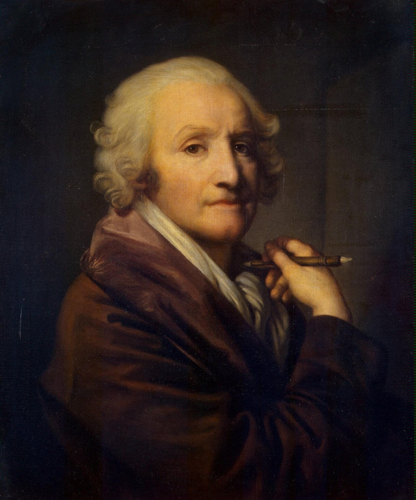 Jean-Baptiste Greuze. Self-portrait