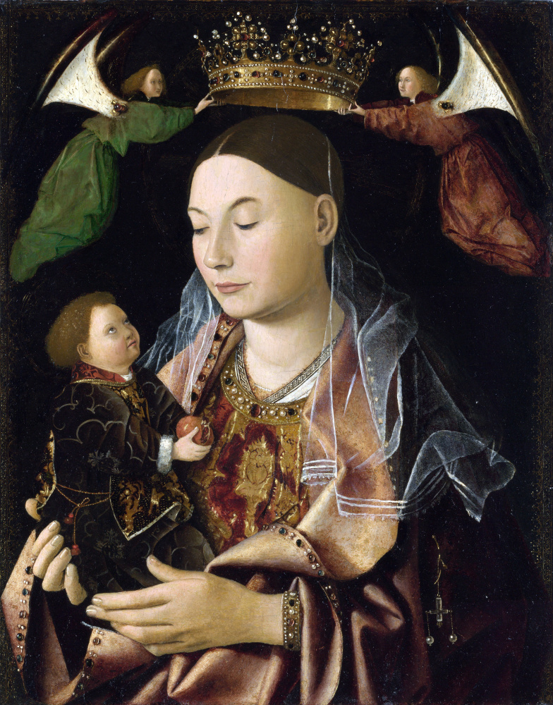 Antonello da Messina. Virgin with the baby