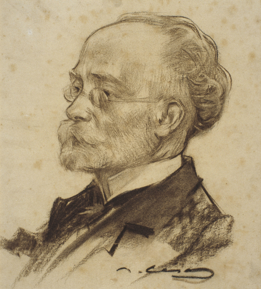 Ramon Casas i Carbó. Portrait of Philip Pedrell