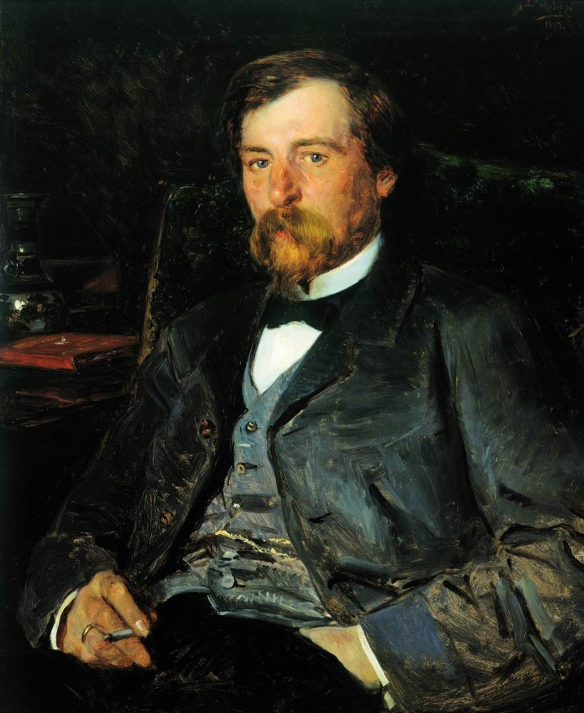 Vladimir Egorovich Makovsky. Portrait of the artist Illarion Mikhailovich Pryanishnikov