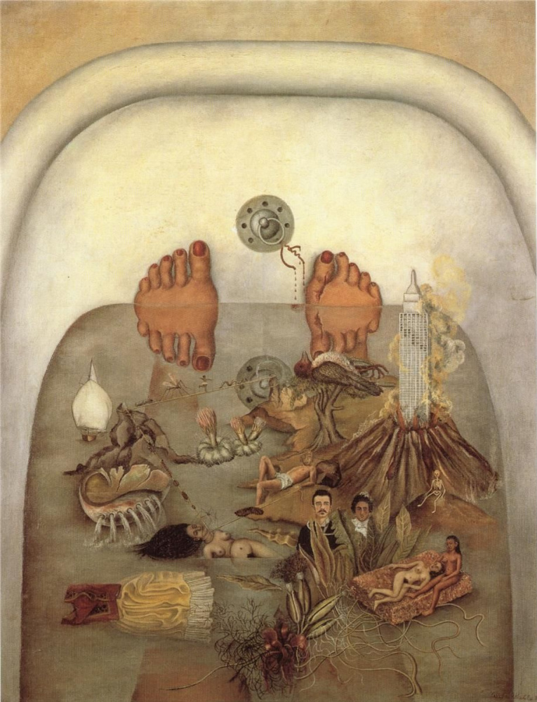 Frida Kahlo. What the water gave me