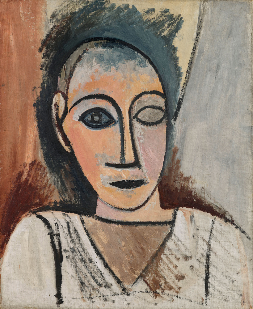 Pablo Picasso. The bust of a man