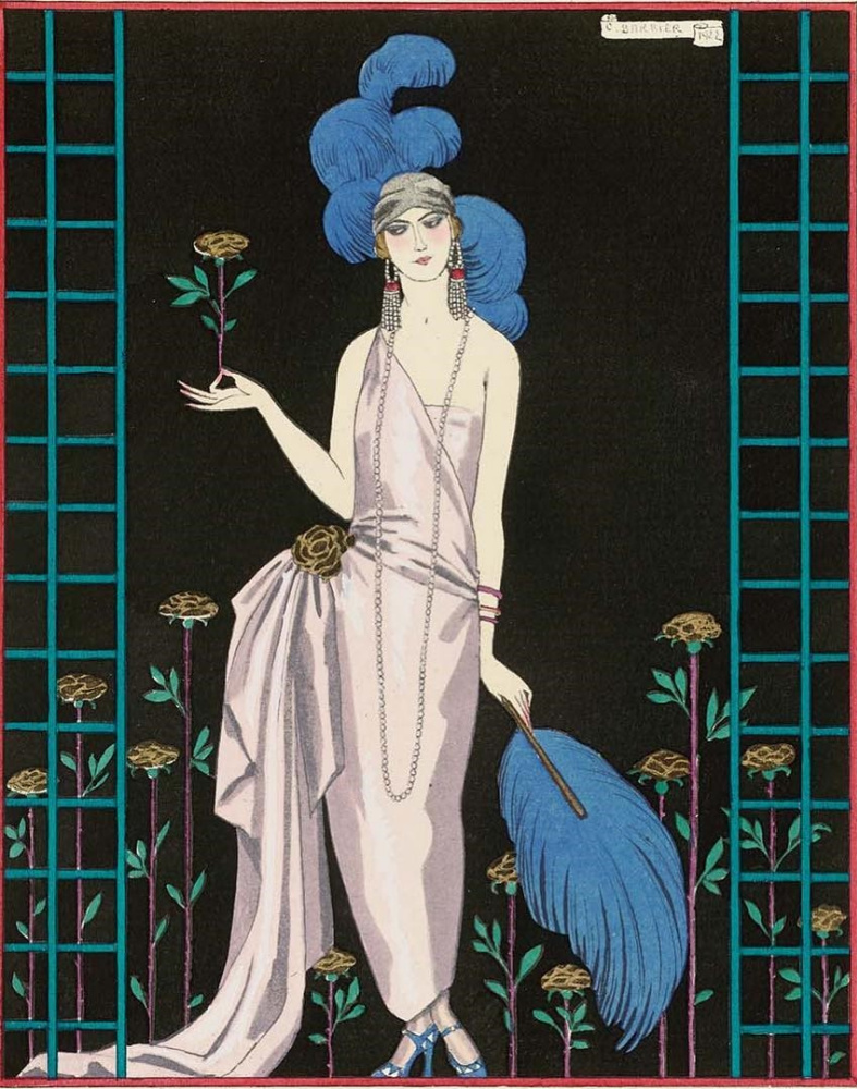 Georges Barbier. Sketch of a dress