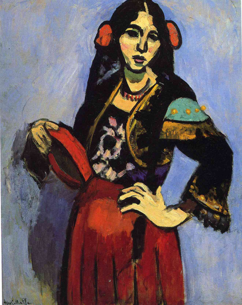 Henri Matisse. Spanish Woman with a Tambourine