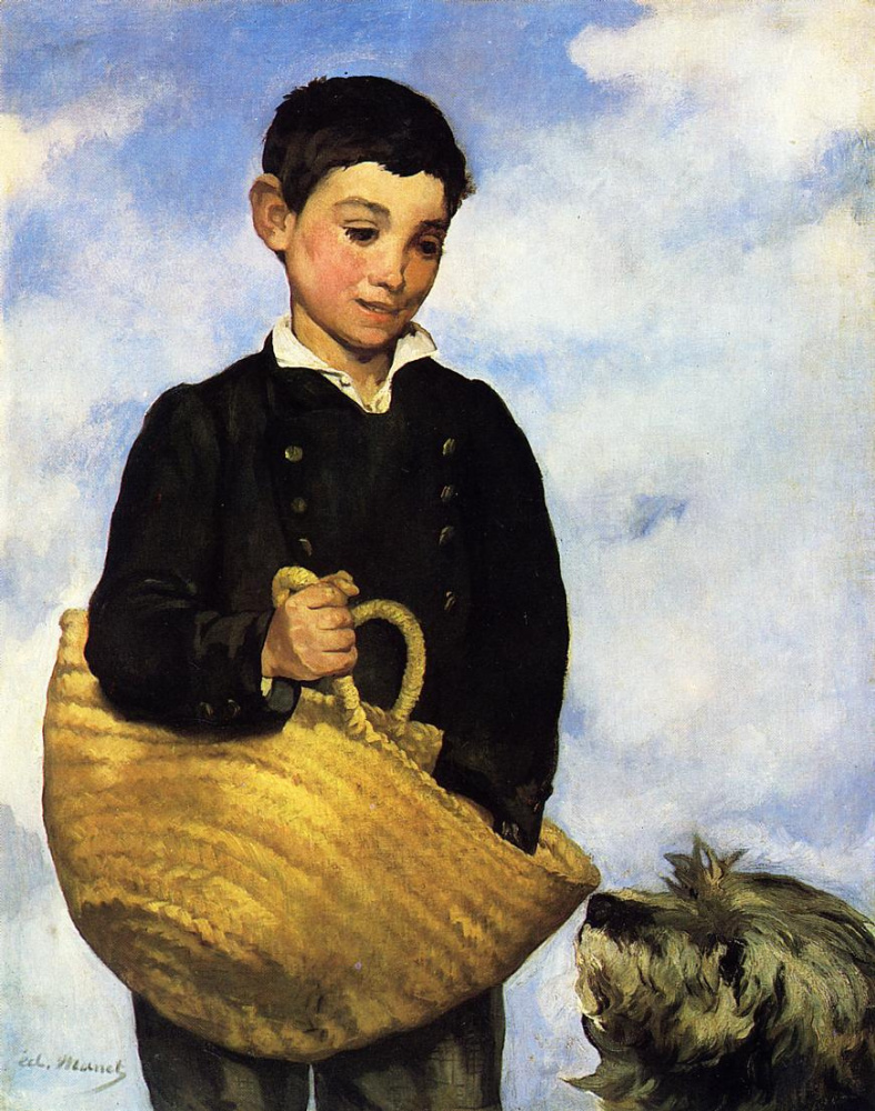 Edouard Manet. Boy with a dog
