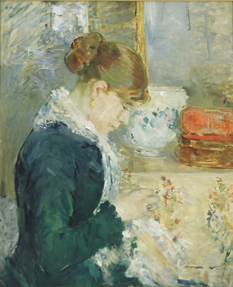 Berthe Morisot. Woman sewing