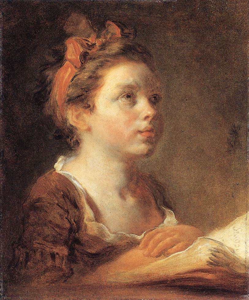 Jean-Honore Fragonard. A young student