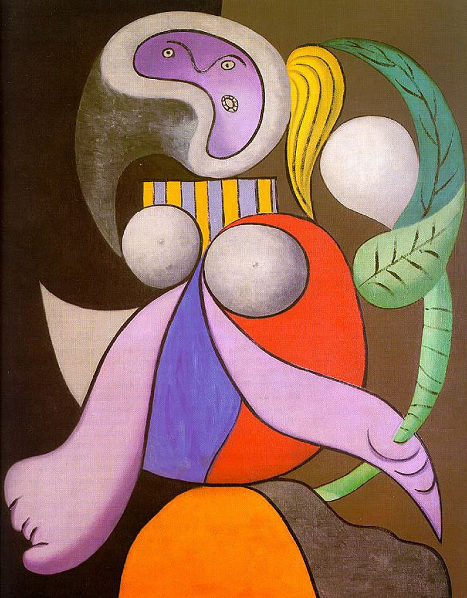 Pablo Picasso Frau mit Blumen, 1932, 162×130 cm: Werkbeschreibung