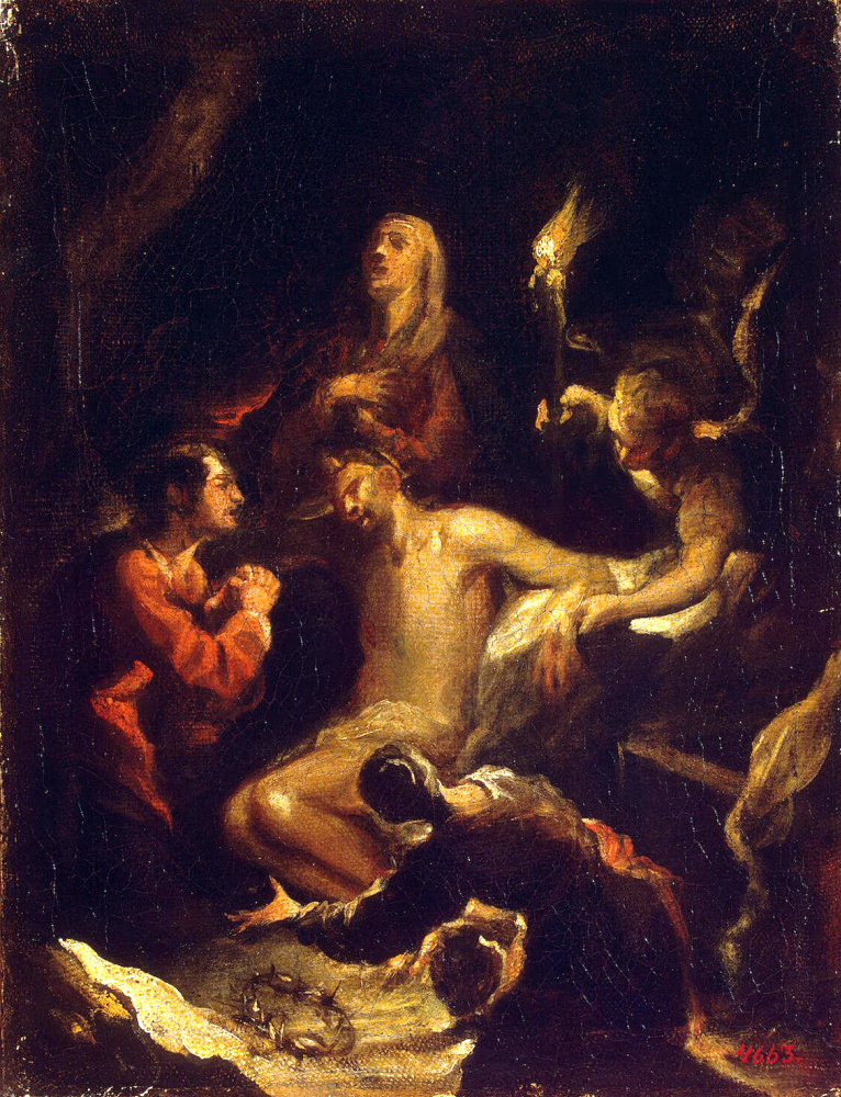 Jose de Antolines. The descent from the cross