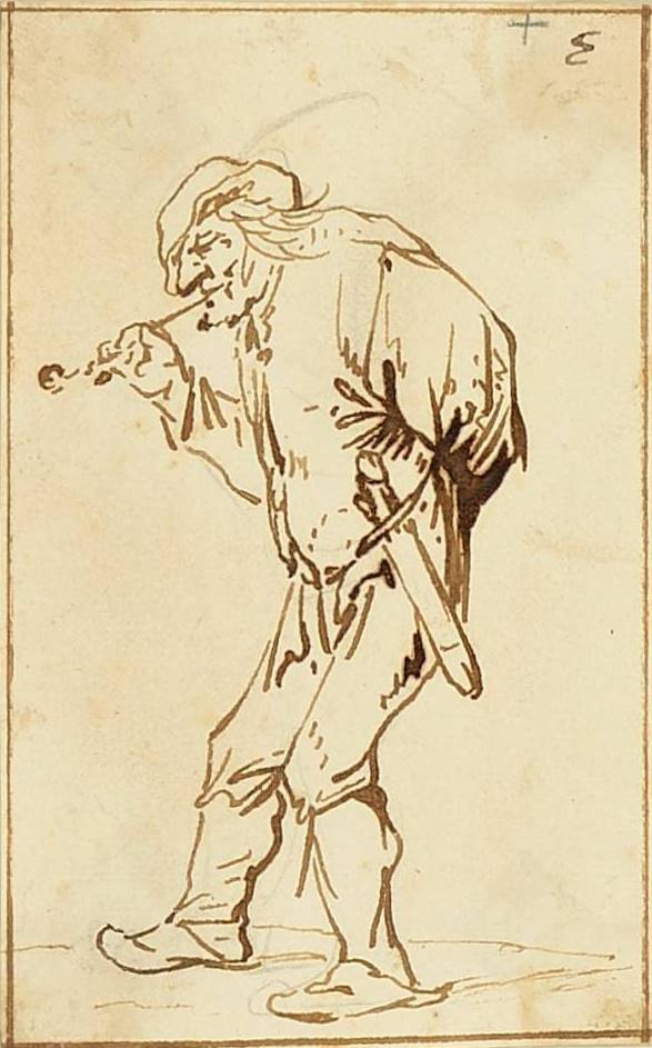 Adrian Jans van Ostade. A peasant with a pipe