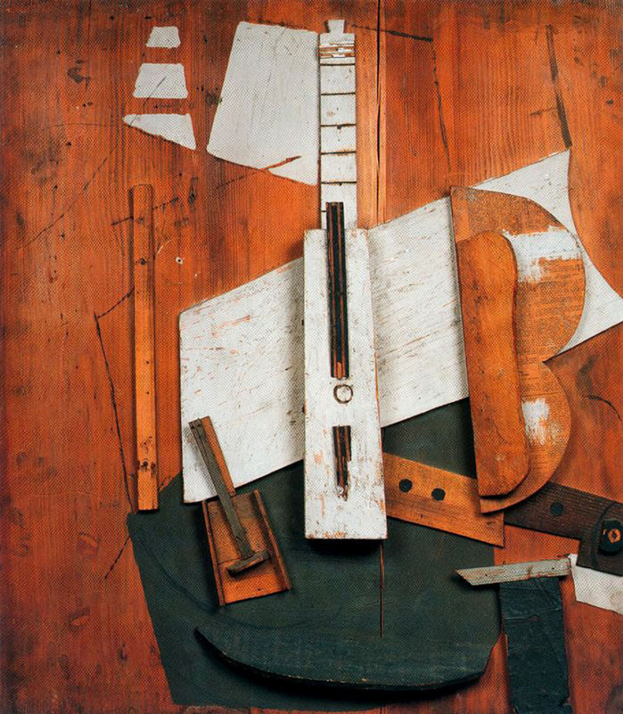 Pablo Picasso. Guitar and bottle