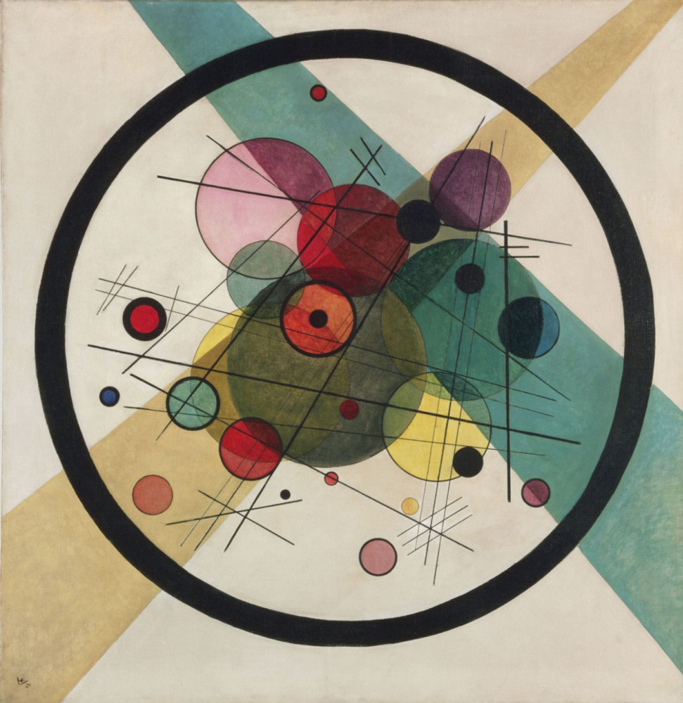 dots, circles, sound of silence and rooster`s