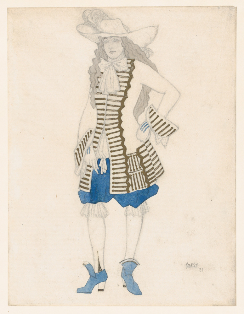 Lev (Leon) Bakst. Costume design for the ballet "the Sleeping Princess"