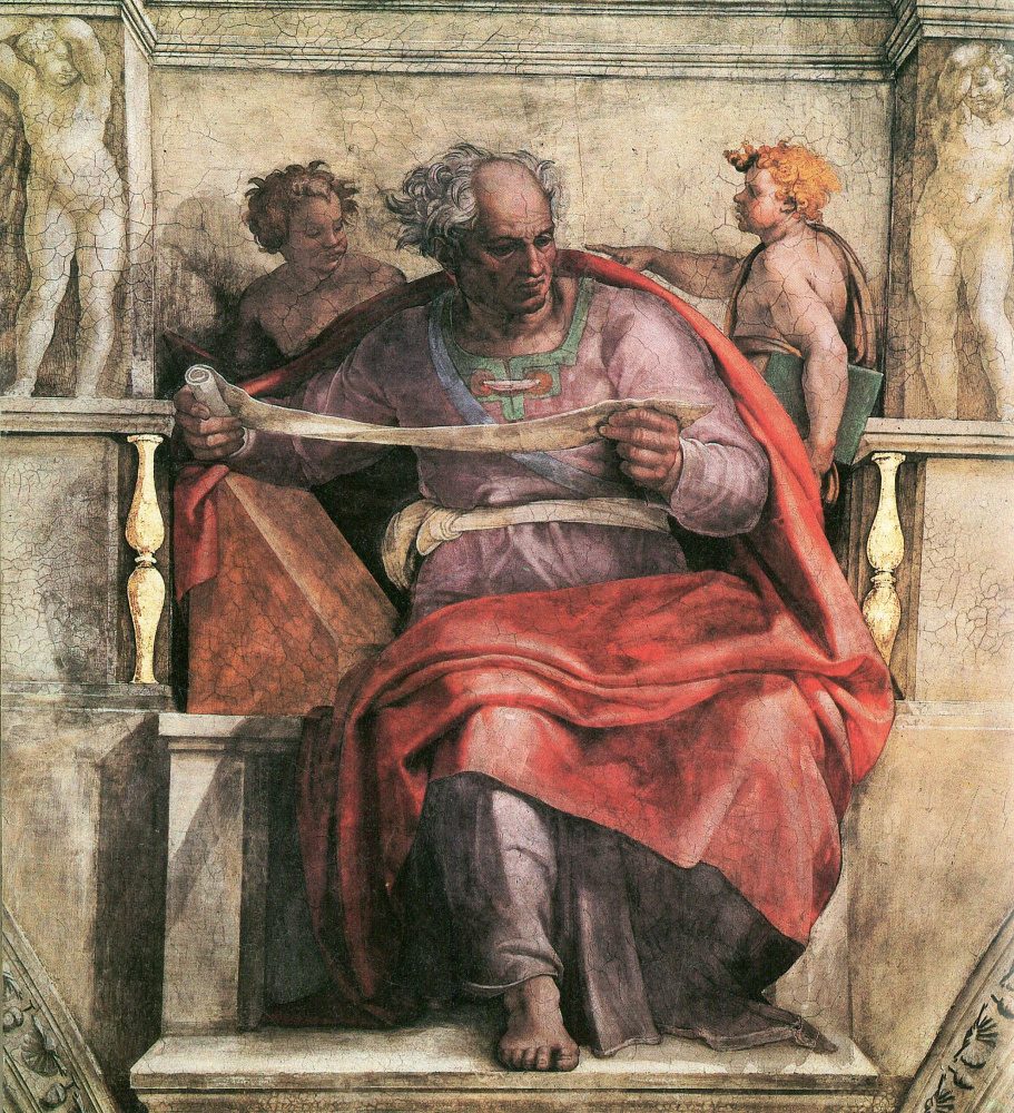 Michelangelo Buonarroti. The Prophet Joel