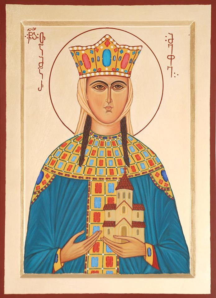 Badri bukia. Icon of Queen Tamara of Georgia