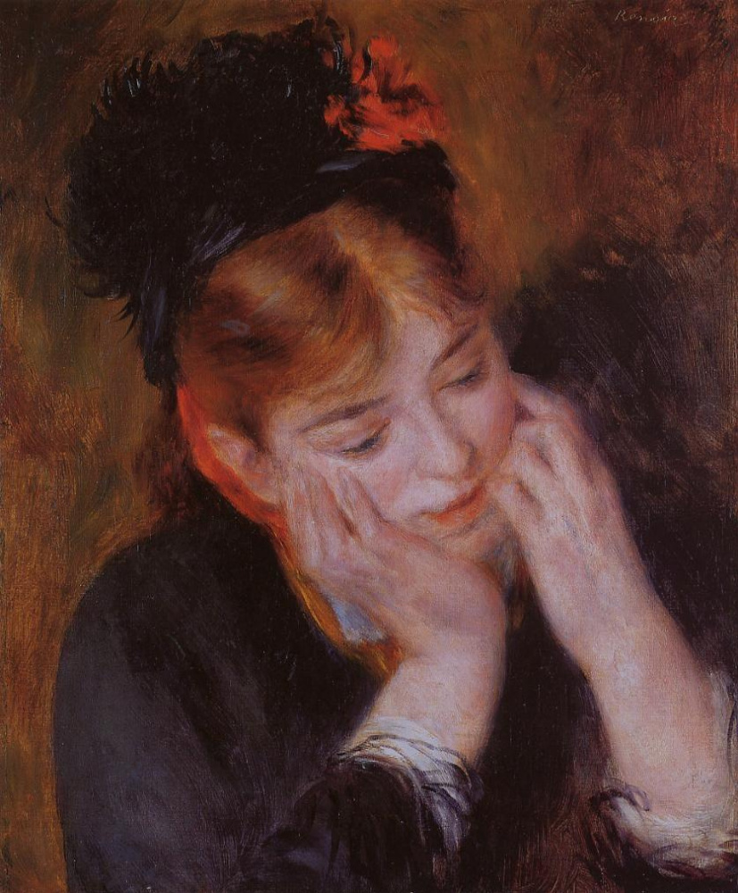 Pierre-Auguste Renoir. Thinking