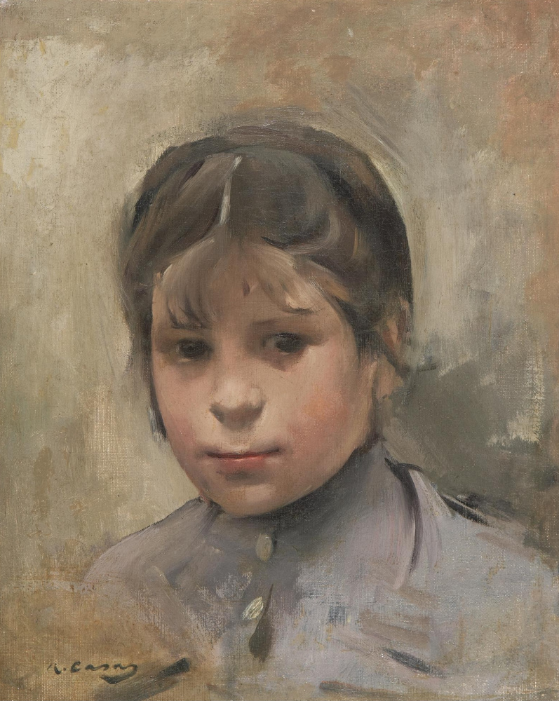 Ramon Casas i Carbó. Portrait of a girl