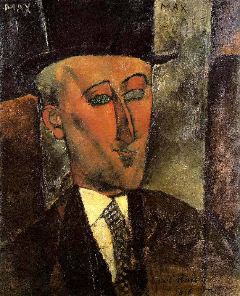 Amedeo Modigliani. Portrait Of Max Jacob