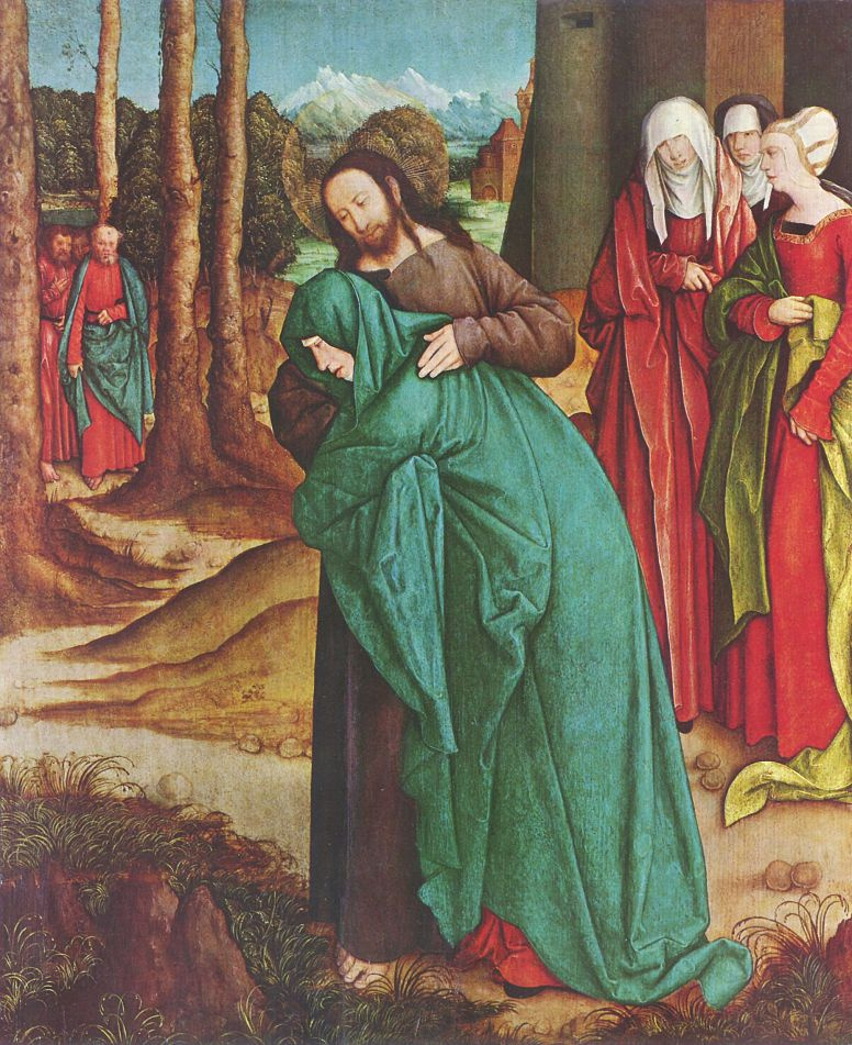 Bernhard Strigel. The parting of Christ's mother