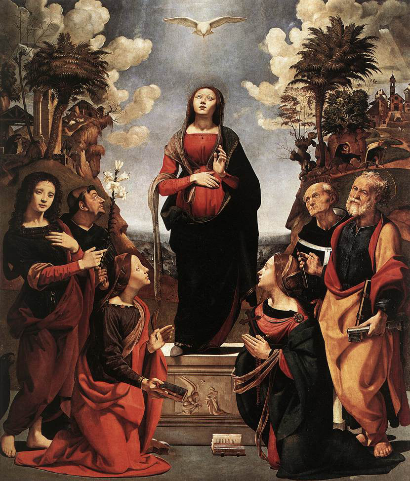 Piero di Cosimo. Immaculate conception