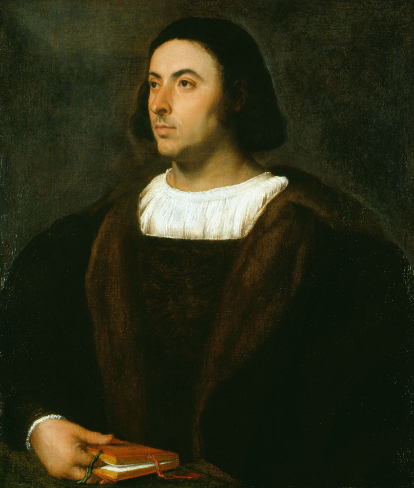 Titian Vecelli. Portrait of Jacopo Sannazaro