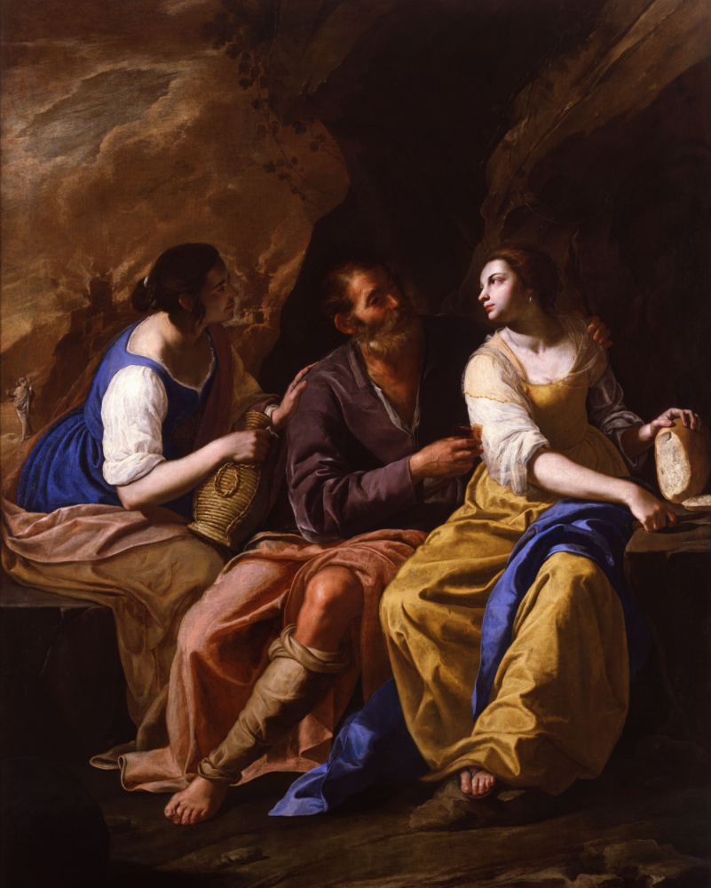 Artemisia Gentileschi. Lot e sua figlia