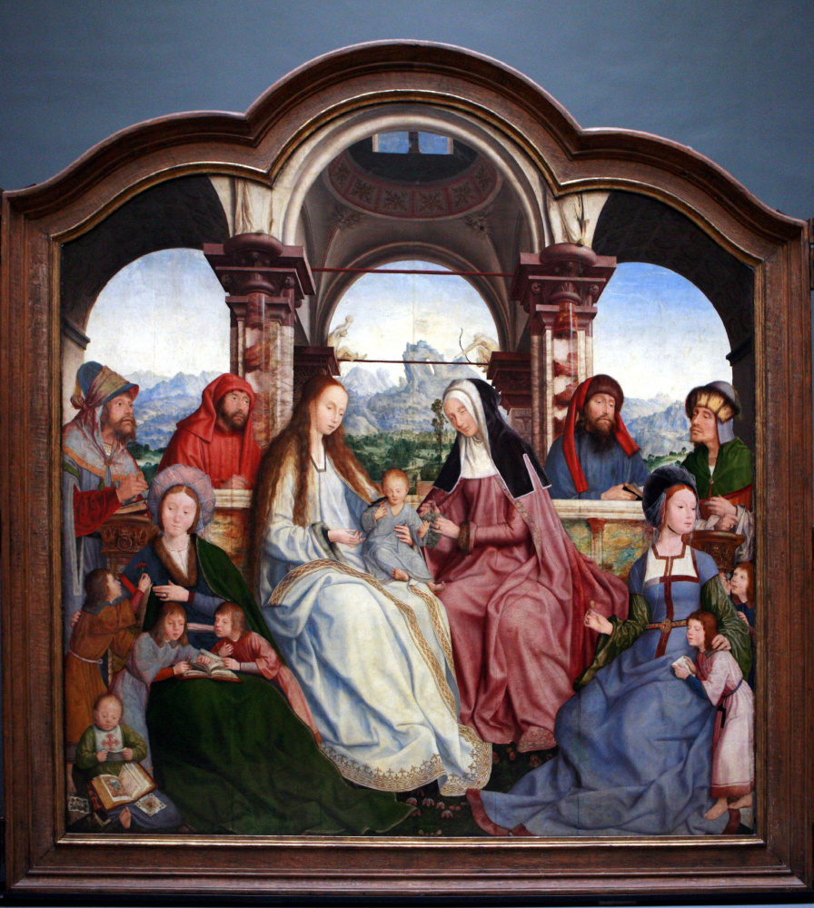 Quentin Massys. Altar of St. Anne. Central panel