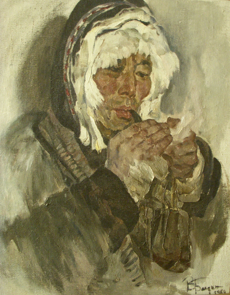 Vadim Anatolievich Baldin. The musher puffing up.