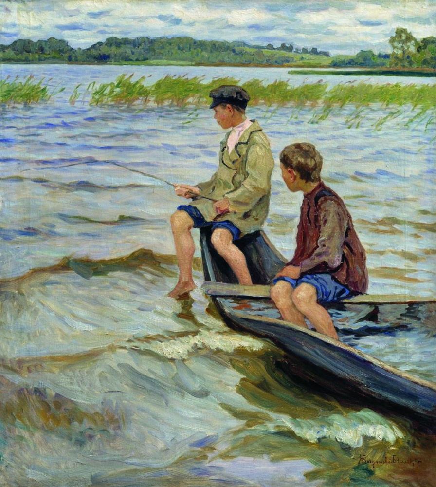 Nikolay Petrovich Bogdanov-Belsky. Anglers