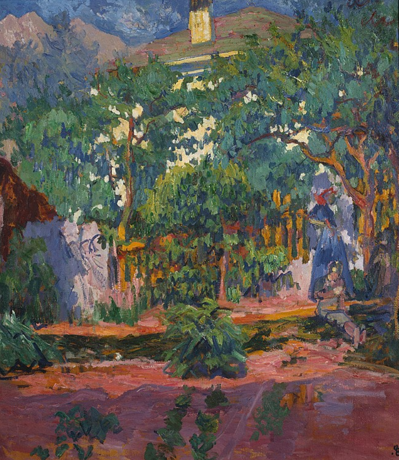 Giovanni Giacometti. Giardino sotto il sole