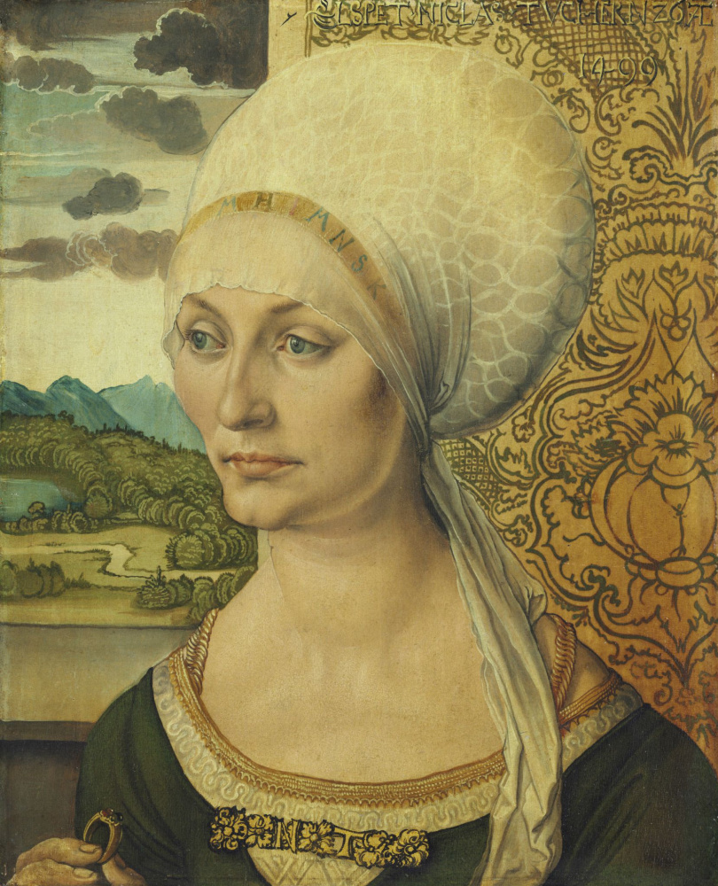 Albrecht Dürer. Portrait Of Elsbeth Tucher