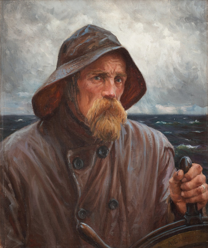 Albert Gustav Aristide Edelfelt. Pilot - Sailor. From Uusimaa. 1894