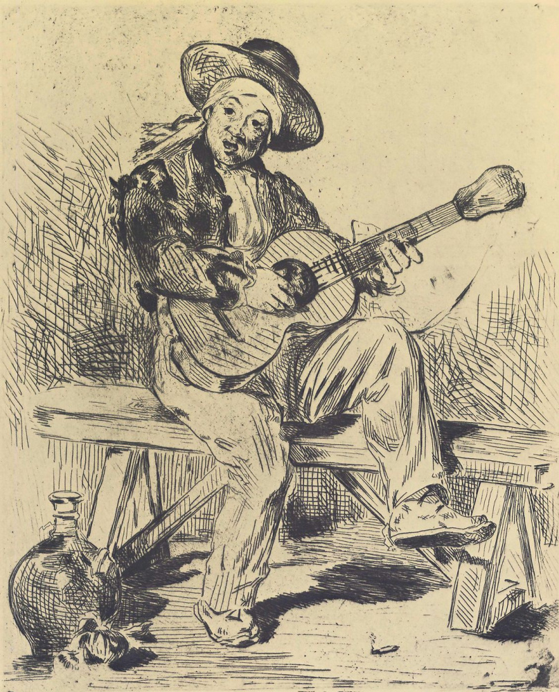 Edouard Manet. Guitarist