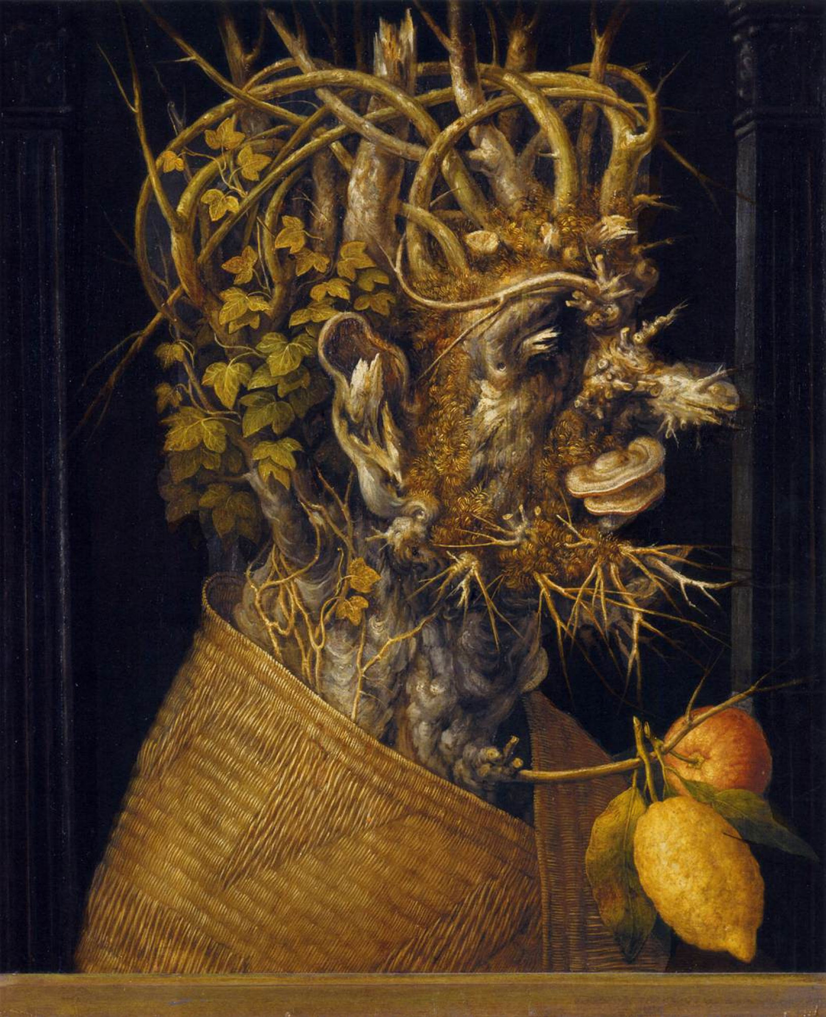 Giuseppe Arcimboldo 4 seasons. Winter (Bavarian series), 1570, 57