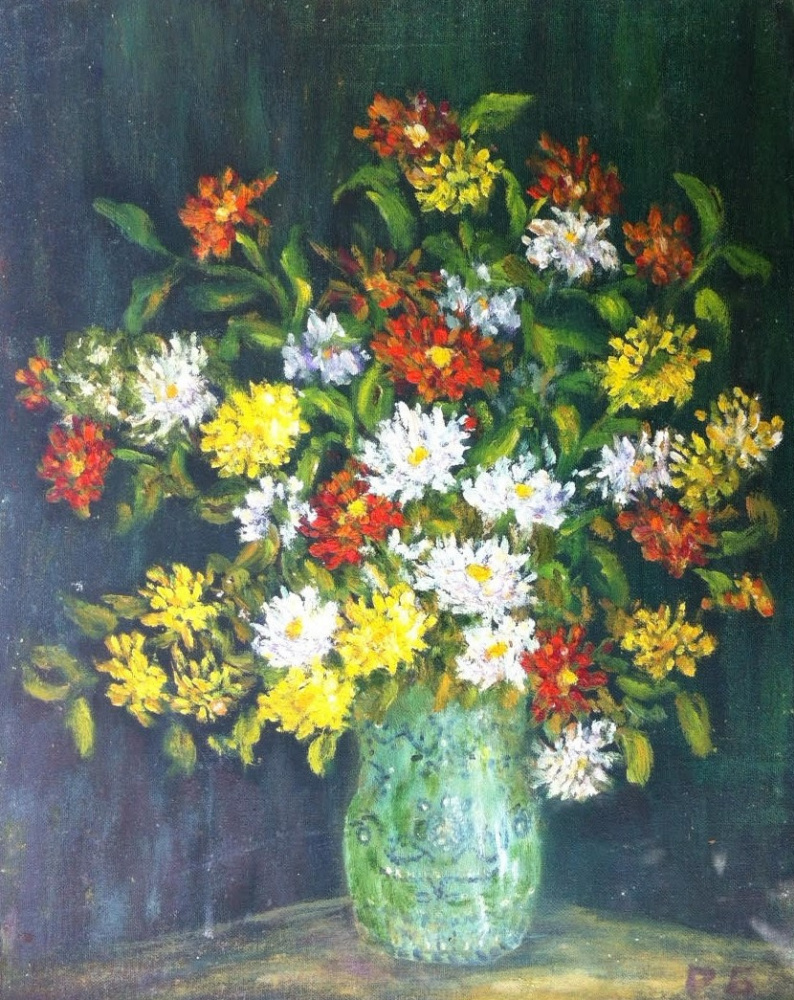 Rita Arkadievna Beckman. Chrysanthemums autumn ball