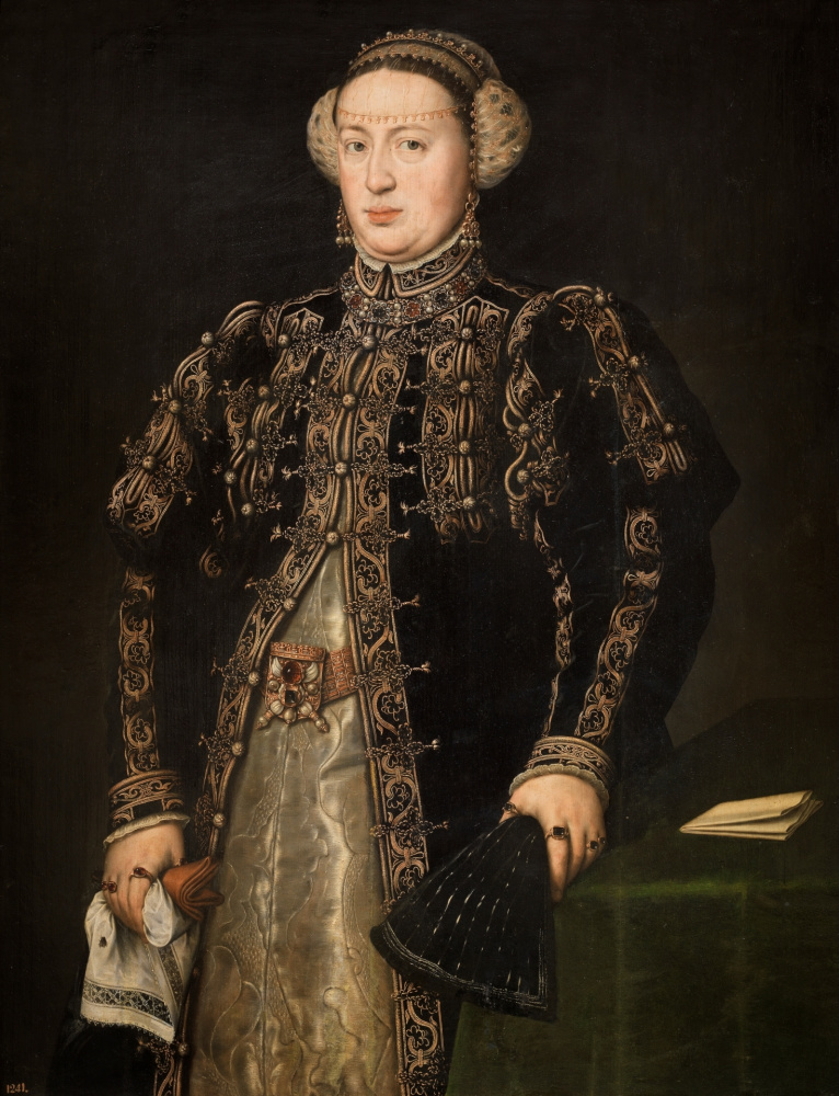 Antonis van Dashorst Mor. Catherine of Habsburg, the wife of king of Portugal John III