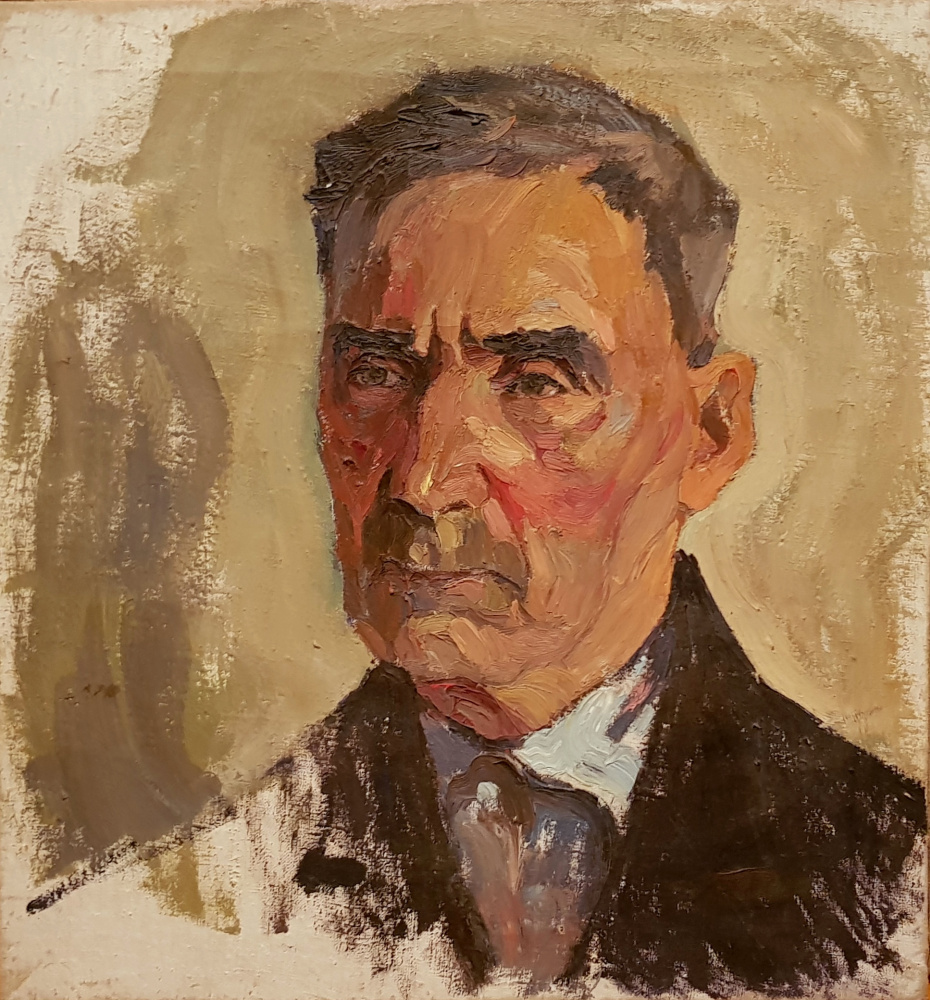 Anatoli Alexandrowitsch Ostrezow. Porträt eines Mannes