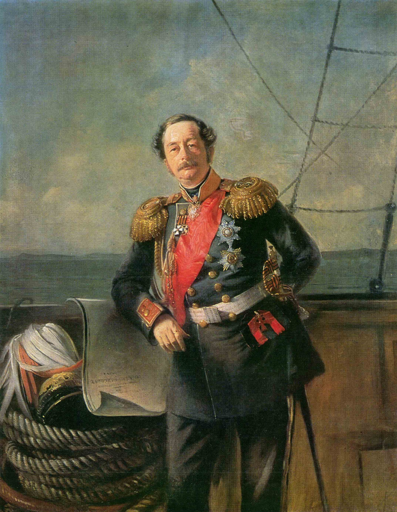 Konstantin Makovsky. Portrait of Governor-General of Eastern Siberia count N. N. Muravyov-Amursky