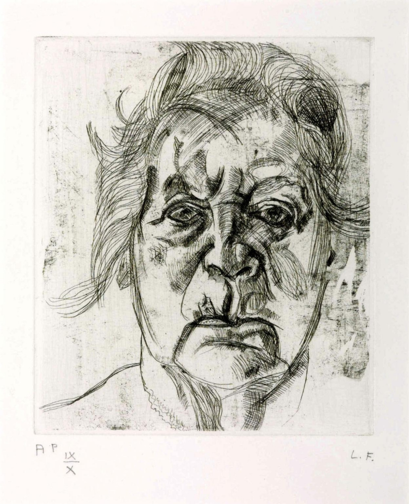 Lucien Freud. Artist's mother