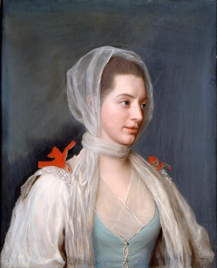 Jean-Etienne Liotard. Portrait of lady Charles Spencer