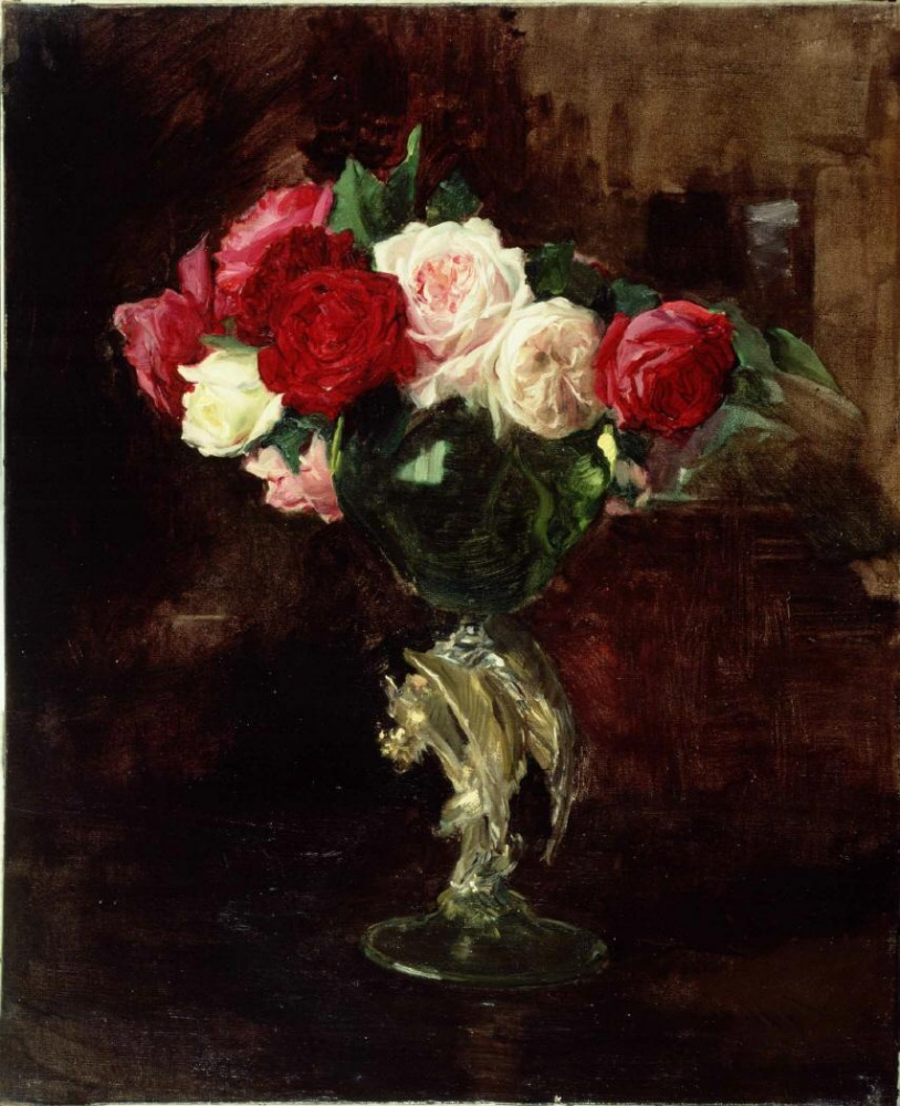 Joaquin Sorolla. Roses