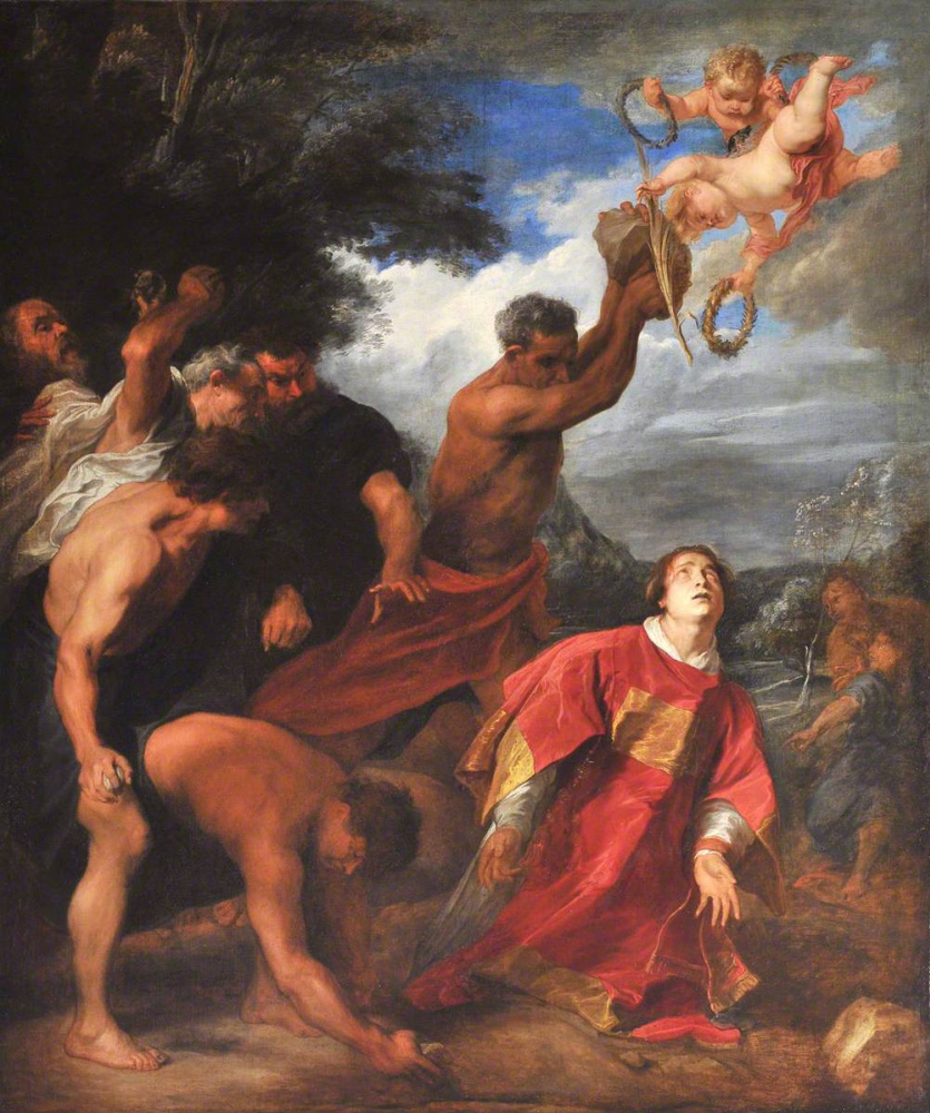 Anthony van Dyck. The stoning of Saint Stephen