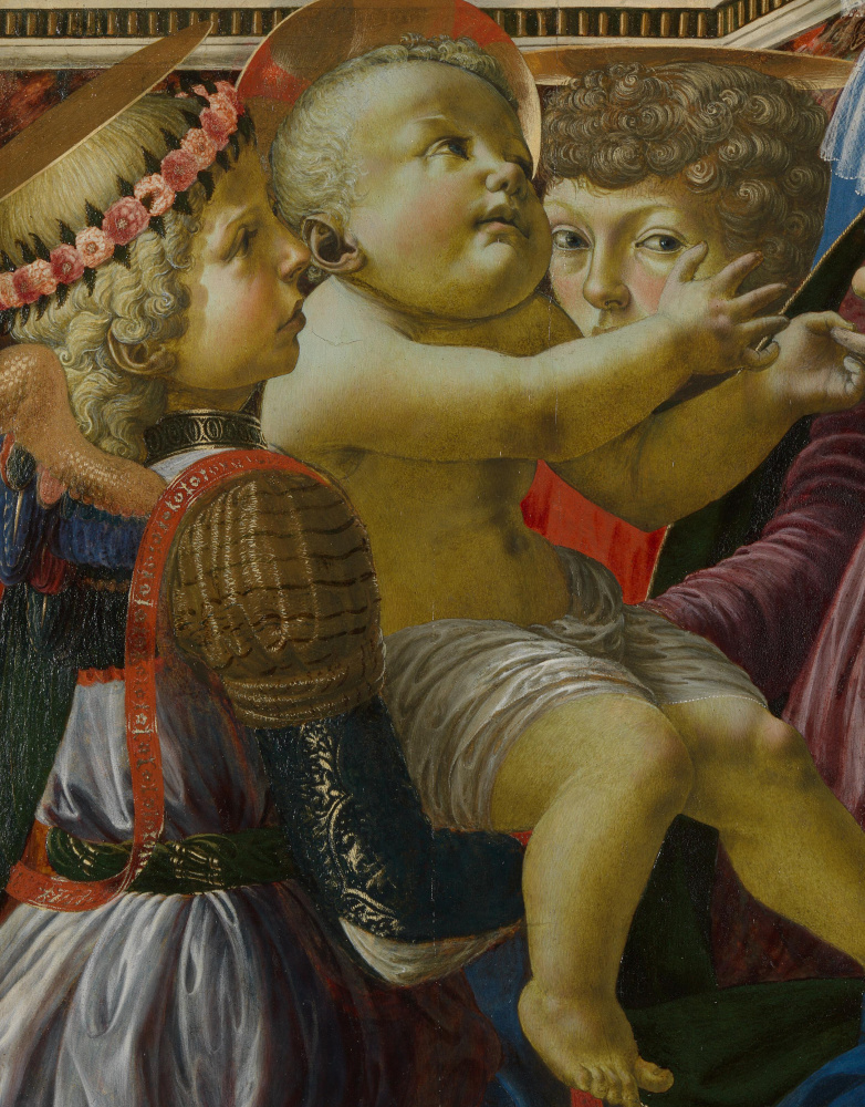 Madonna with Child and Two Angels