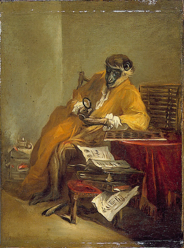 Jean Baptiste Simeon Chardin. The monkey antiquarian