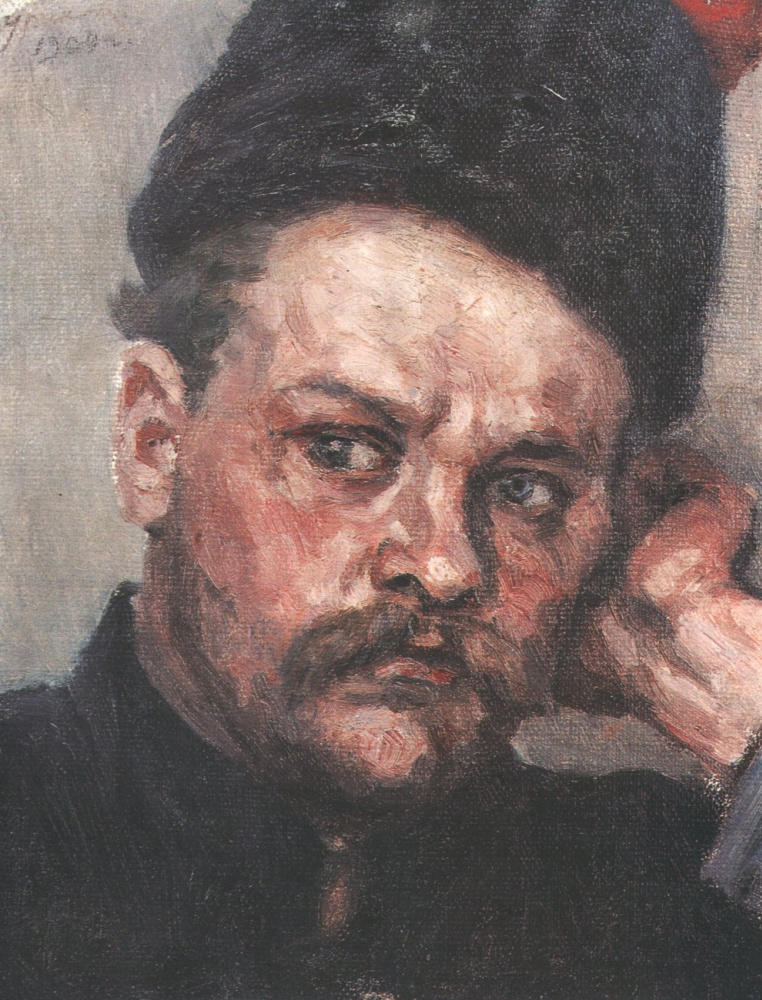 Vasily Ivanovich Surikov. Razin. A sketch for the painting "Stepan Razin"
