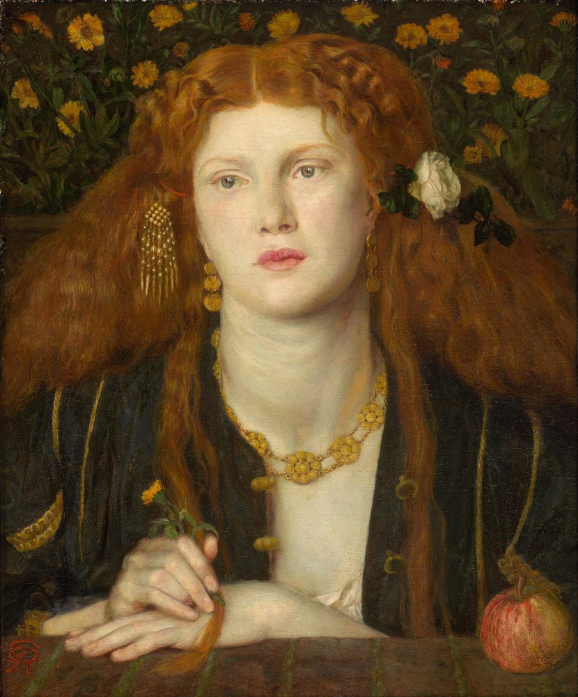 Dante Gabriel Rossetti. Bocca Baciata (Portrait of Fanny Cornforth)