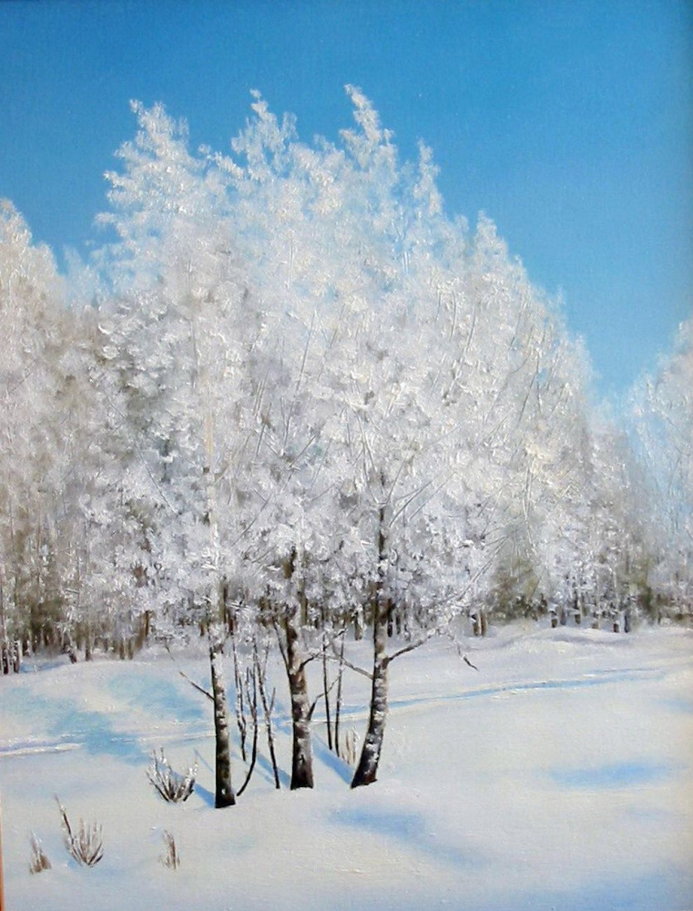 Vladimir Vasilyevich Abaimov. Winter in Talmenka Village
